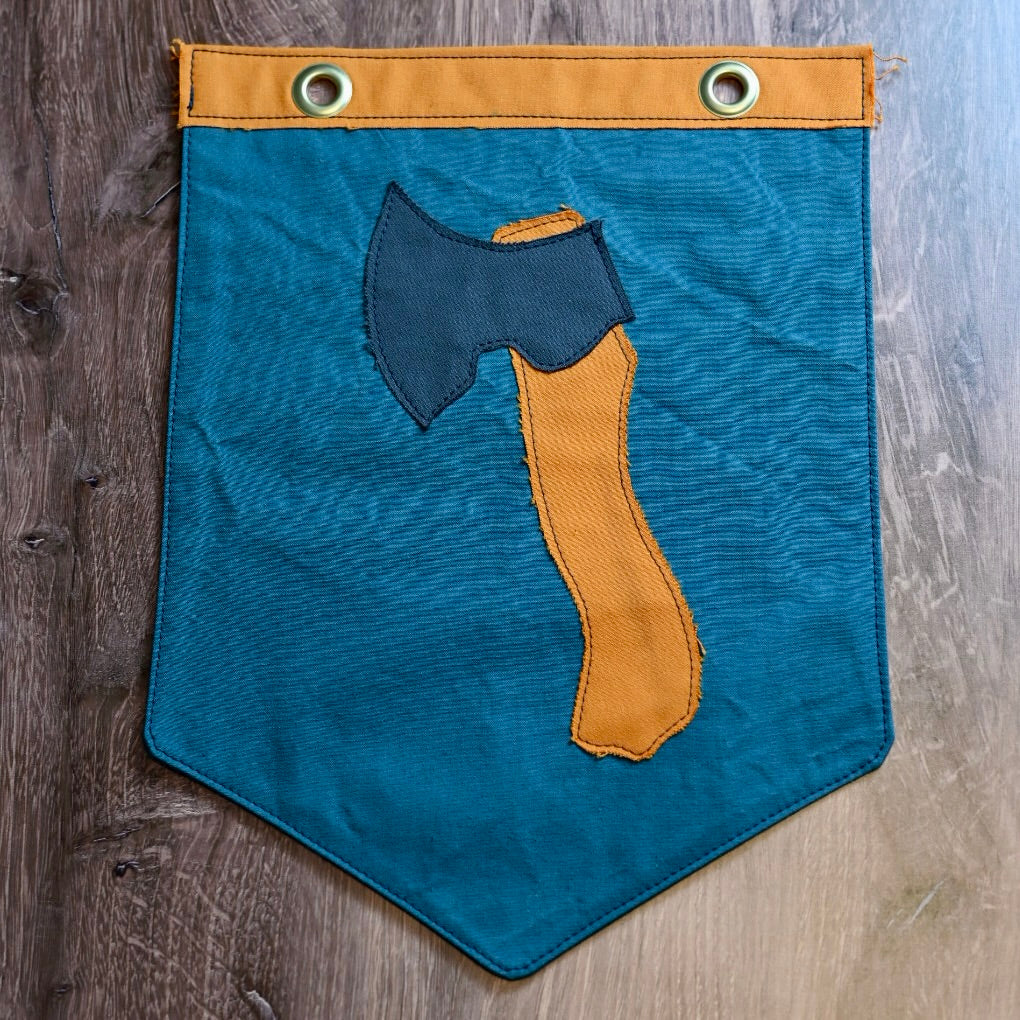 Classic Camp Flag - Carving Axe