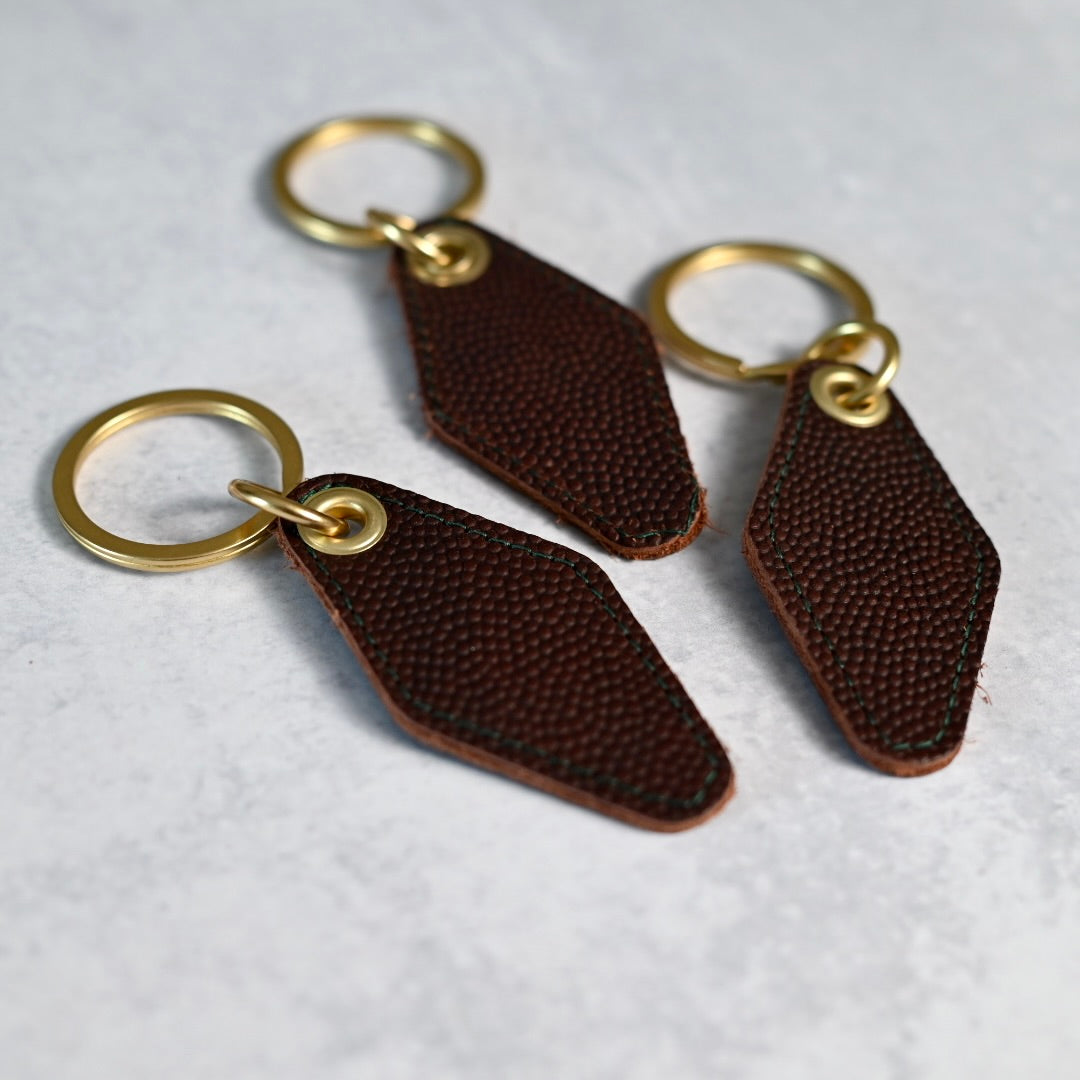 Hotel Keychain - Horween Football Leather