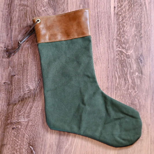 Canvas and Leather Stocking