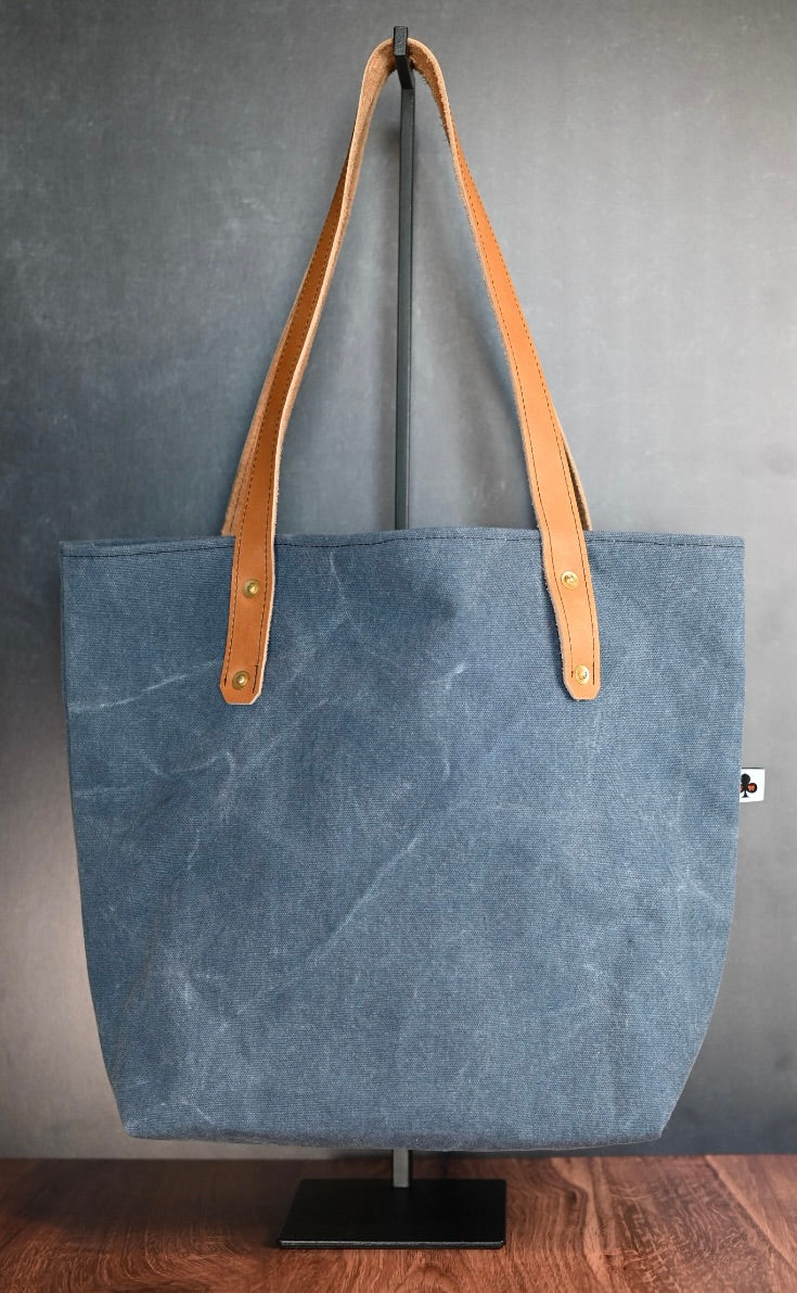 Discovery Tote - Heavy Canvas and Leather