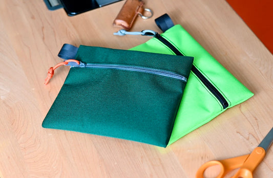 Cordura Zip Pouch - Assorted Colors