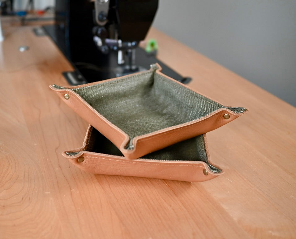 Valet Tray - Assorted Leather and Canvas