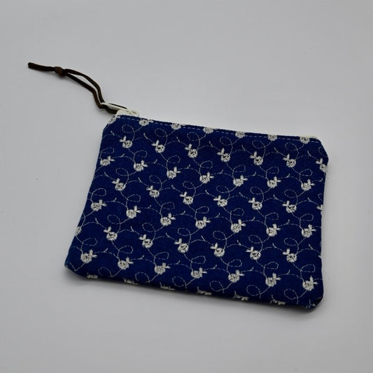 Denim Zip Pouch - M